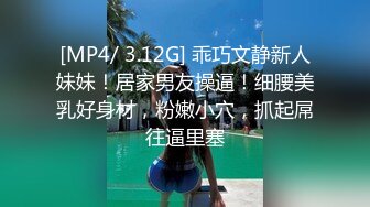 [MP4/ 3.12G] 乖巧文静新人妹妹！居家男友操逼！细腰美乳好身材，粉嫩小穴，抓起屌往逼里塞