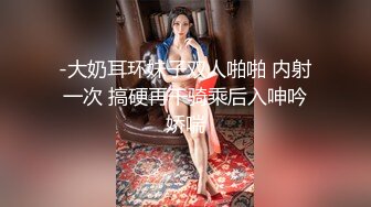 -大奶耳环妹子双人啪啪 内射一次 搞硬再干骑乘后入呻吟娇喘