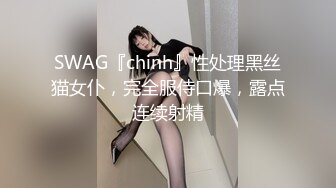 SWAG『chinh』性处理黑丝猫女仆，完全服侍口爆，露点连续射精