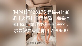 [MP4]STP28175 超棒身材御姐【火乔】翘臀美腿，塞着棉棒自慰，掰穴揉搓开档黑丝，水晶假屌磨蹭洞口 VIP0600